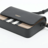 Burberry Hampshire Small House Check and Leather Crossbody Bag