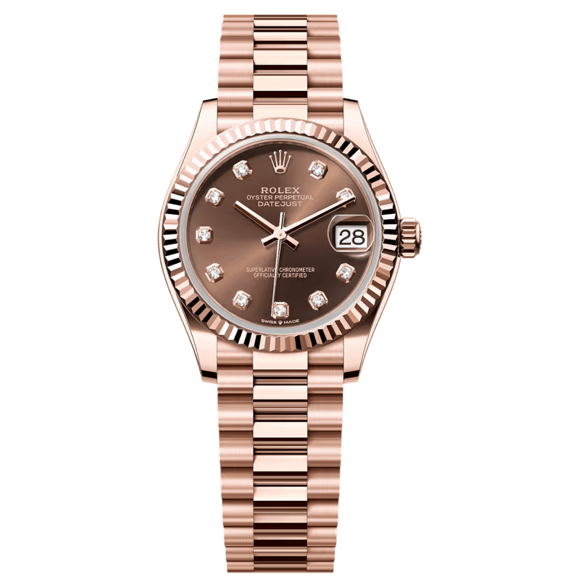 Rolex Datejust 31 Oyster, 31 mm, Everose gold Reference 278275