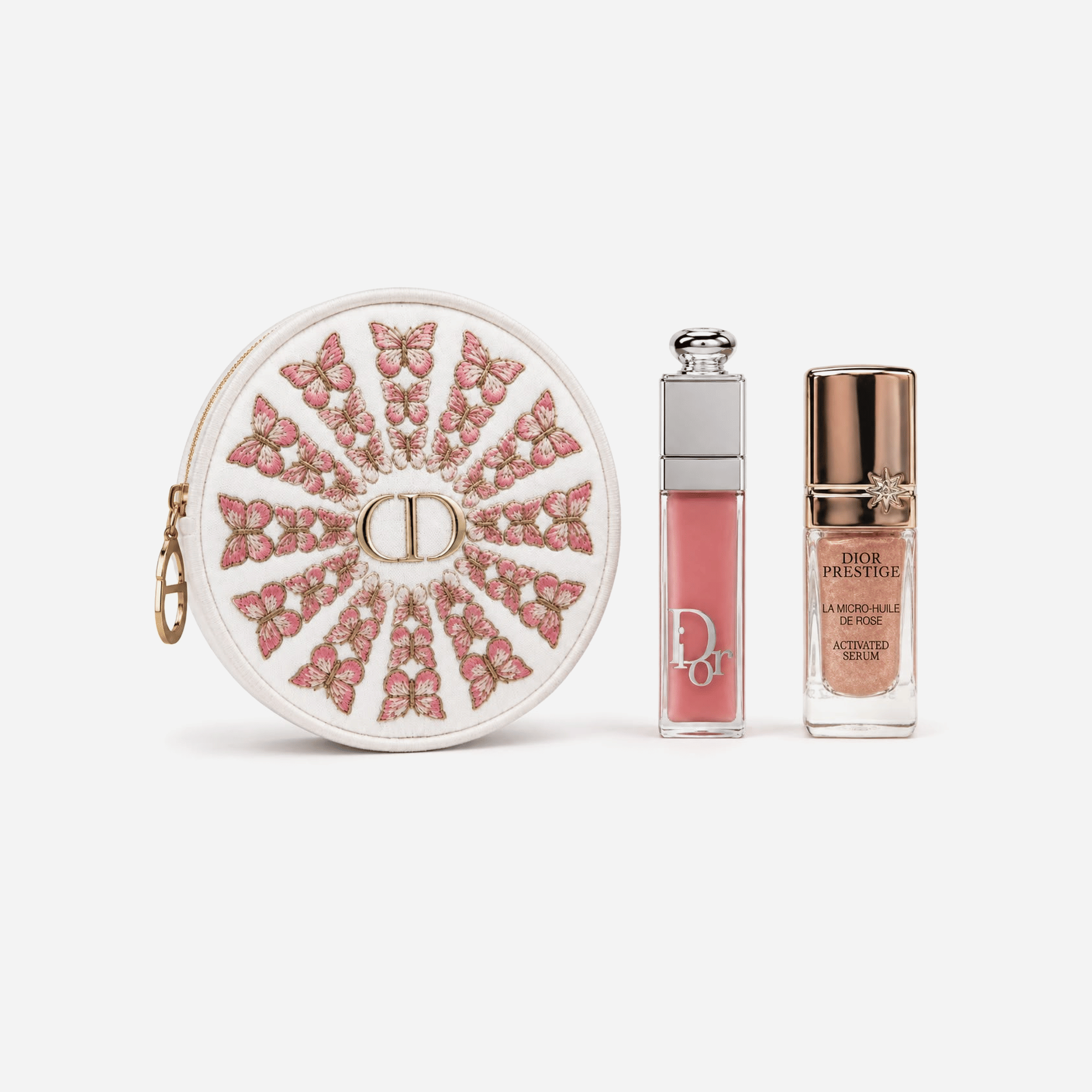 Dior Butterfly Pouch Set