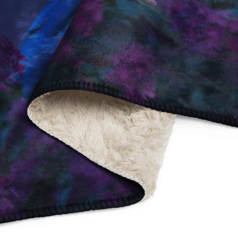 KPop Demon Hunters Derpy Tiger and Sussie Magpie Sherpa Blanket
