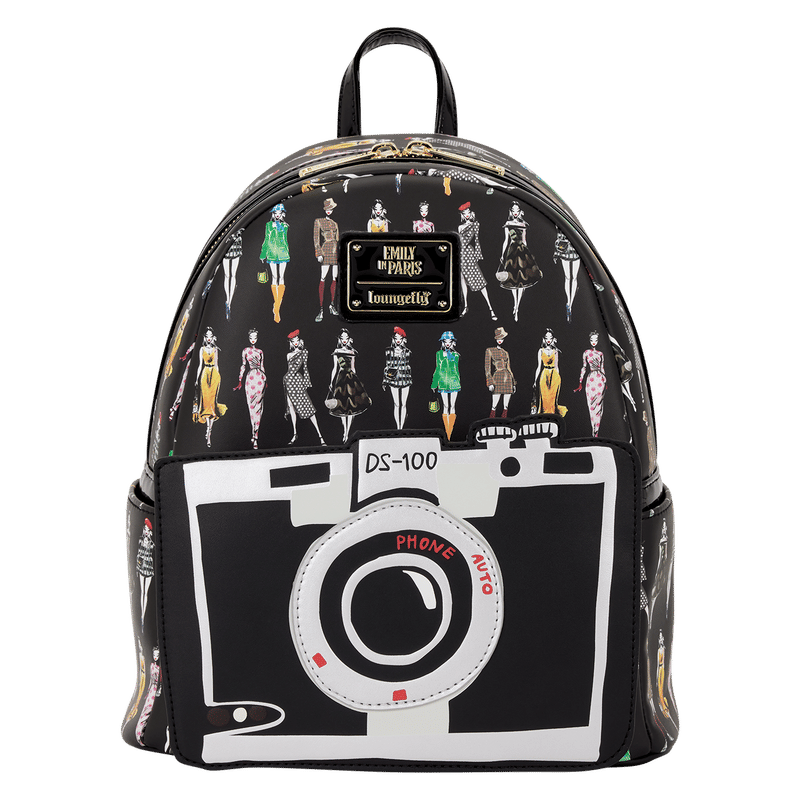 Emily in Paris Limited Edition Camera All-Over Print Mini Backpack