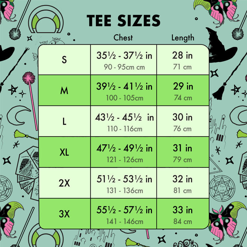 Wicked Elphaba & Glinda All-Over Print Unisex Tee