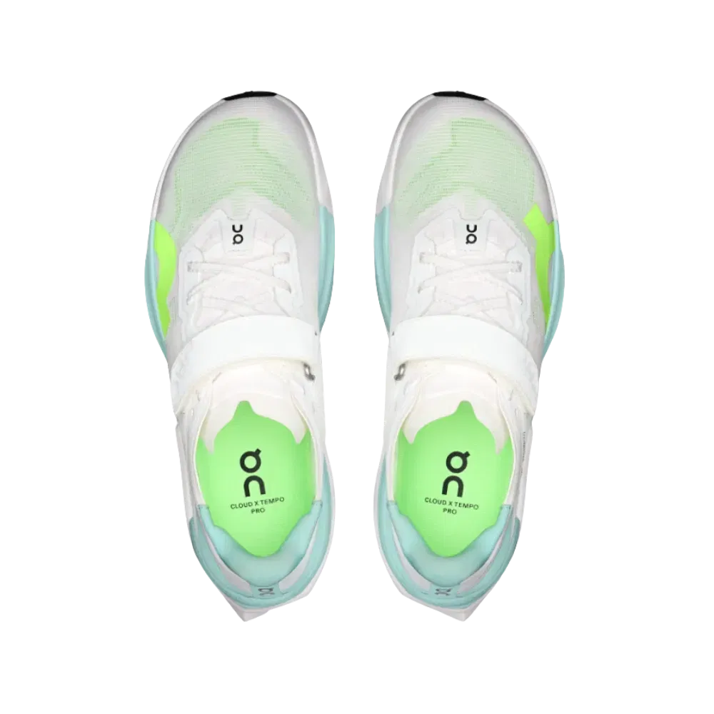 On Running Cloud X Tempo Pro White Celeste