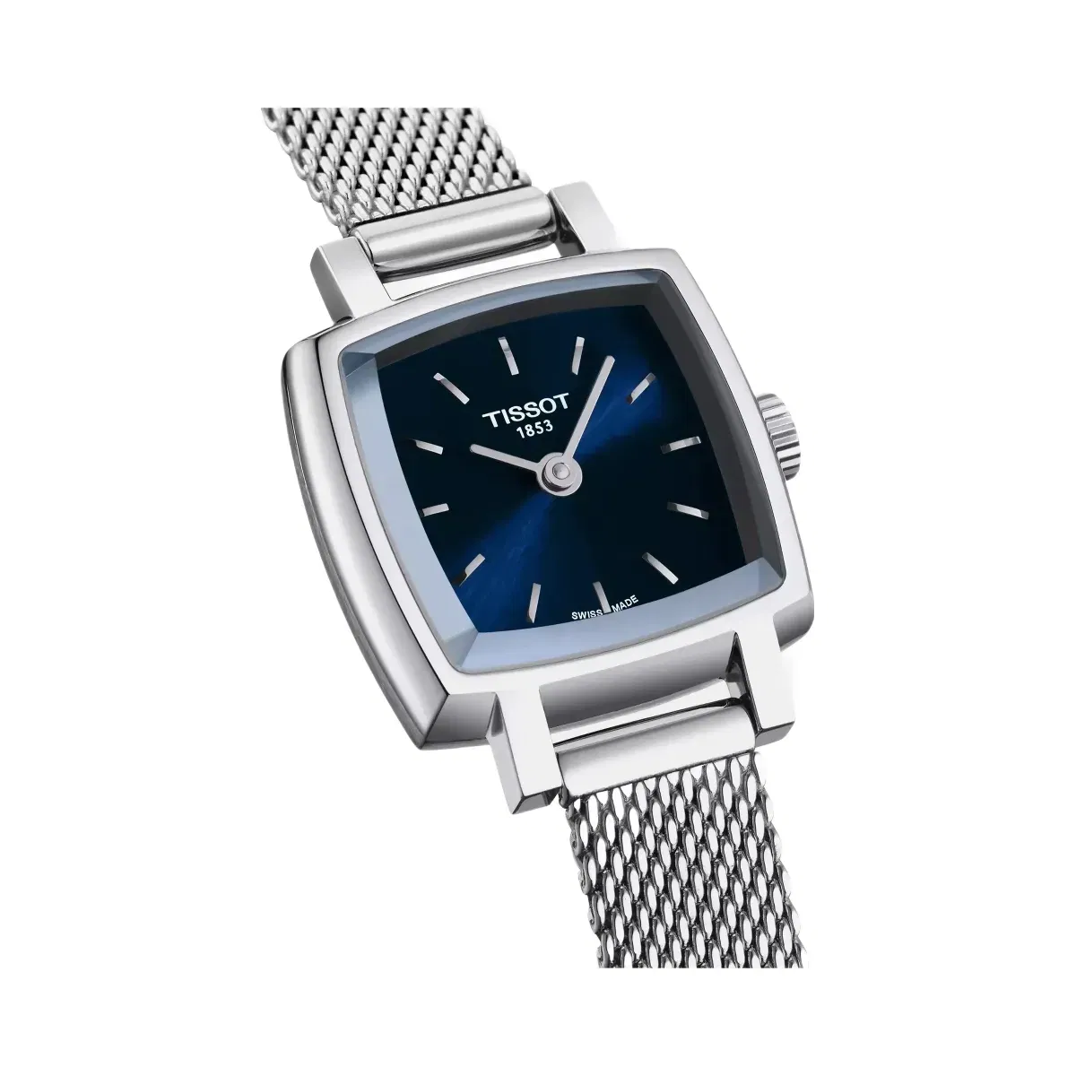 Tissot Lovely Women Quartz Blue Dial Analog Stainless Steel Watch T0581091104100