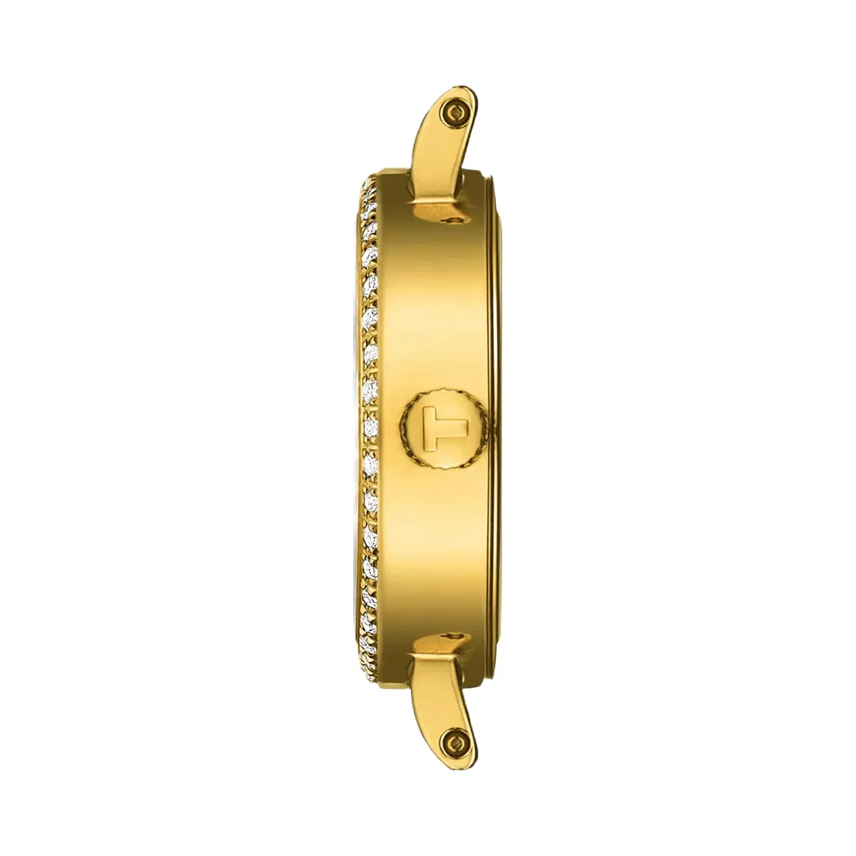 Tissot Lovely Women Quartz Champagne Dial Analog Stainless Steel Watch T1400096302600