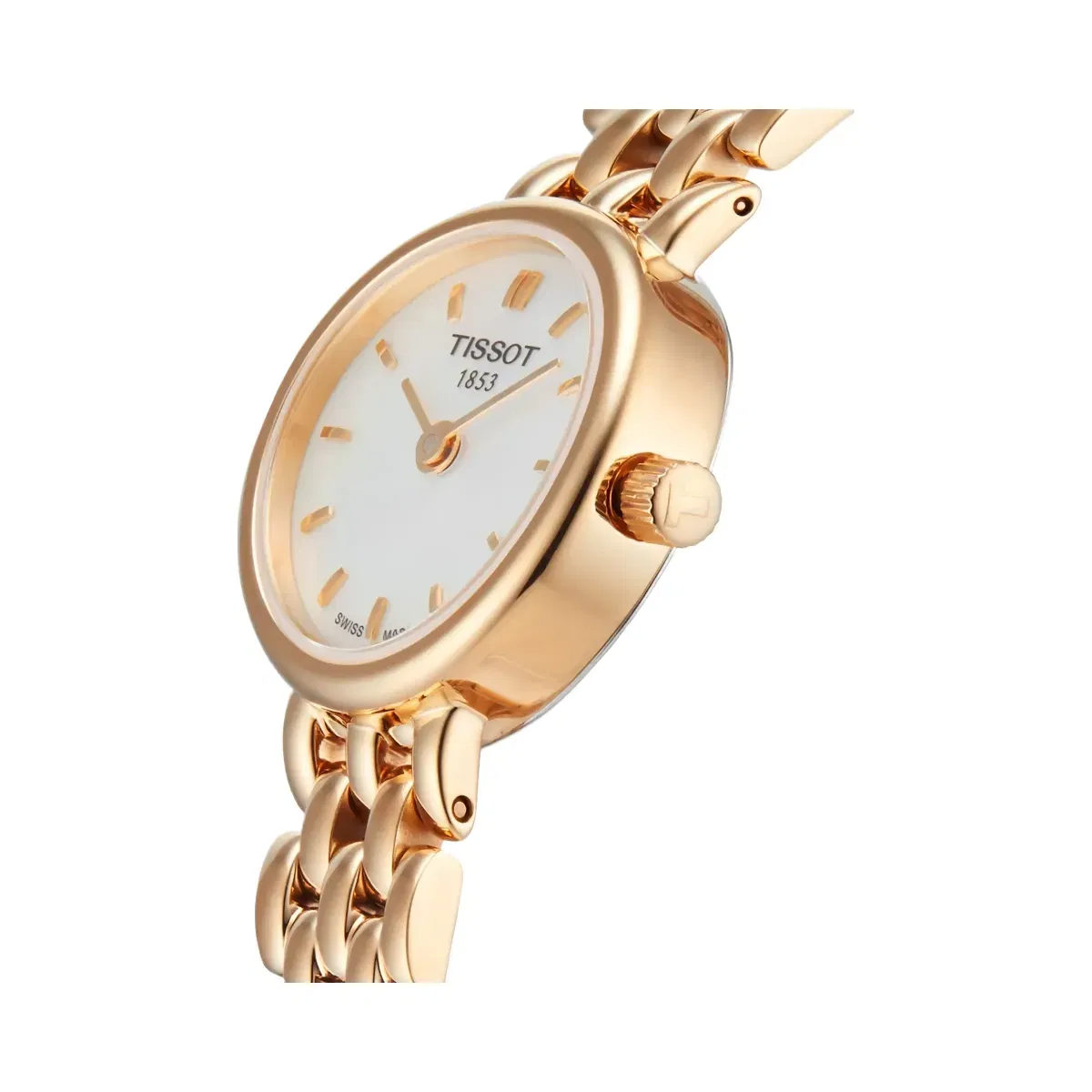 Tissot Lovely Women Quartz Mother Of Pearl Dial Analog Stainless Steel Watch T0580093311100