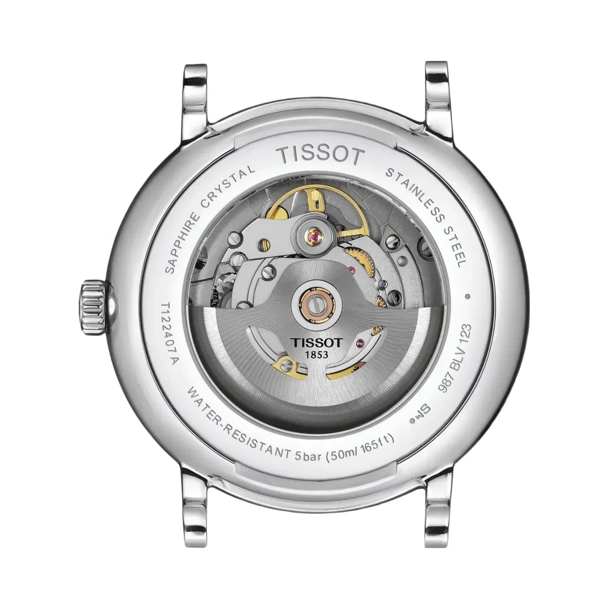 Tissot Carson Premium Men Automatic Silver Dial Analog Stainless Steel Watch T1224071103300