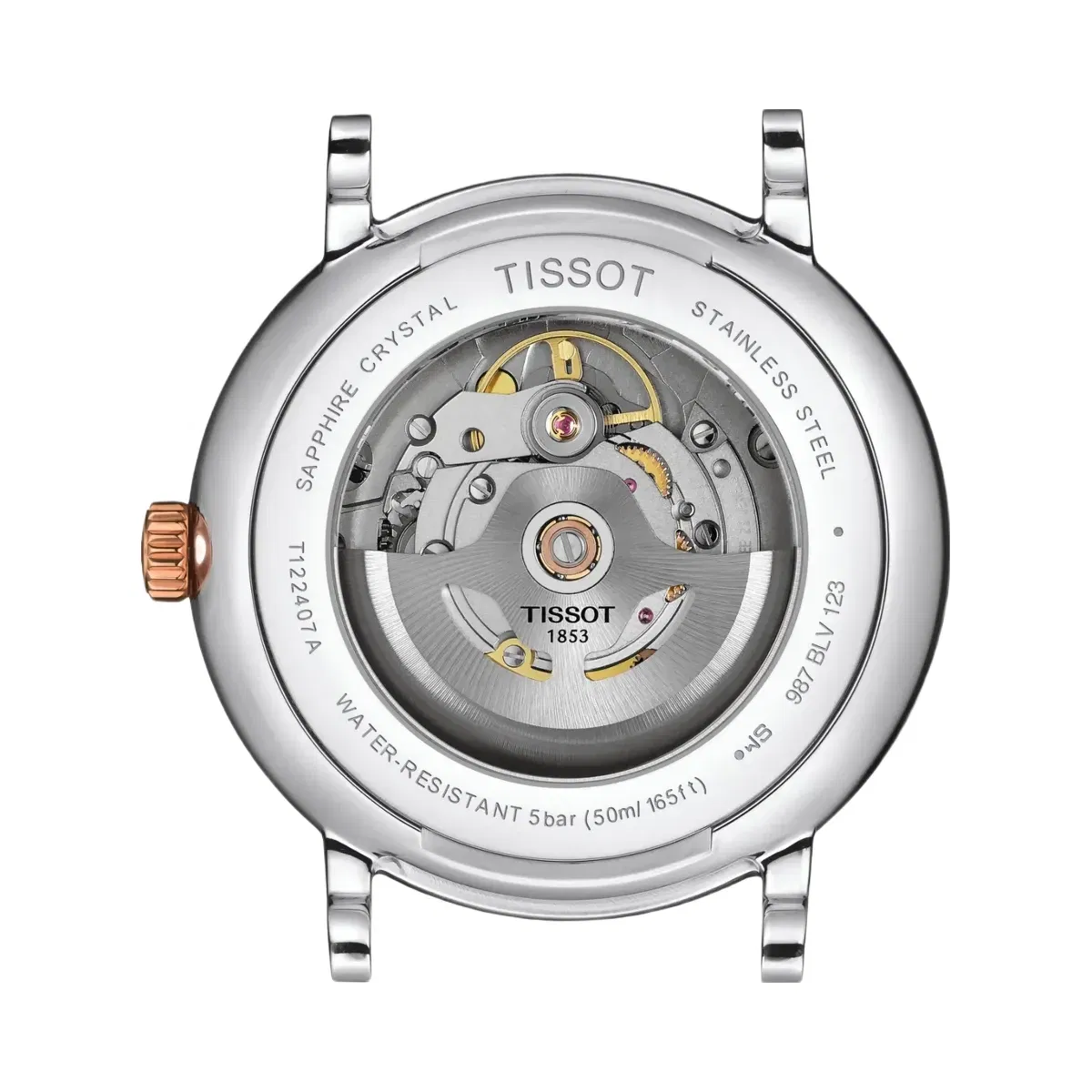 Tissot Carson Premium Men Automatic Silver Dial Analog Stainless Steel Watch T1224072203300