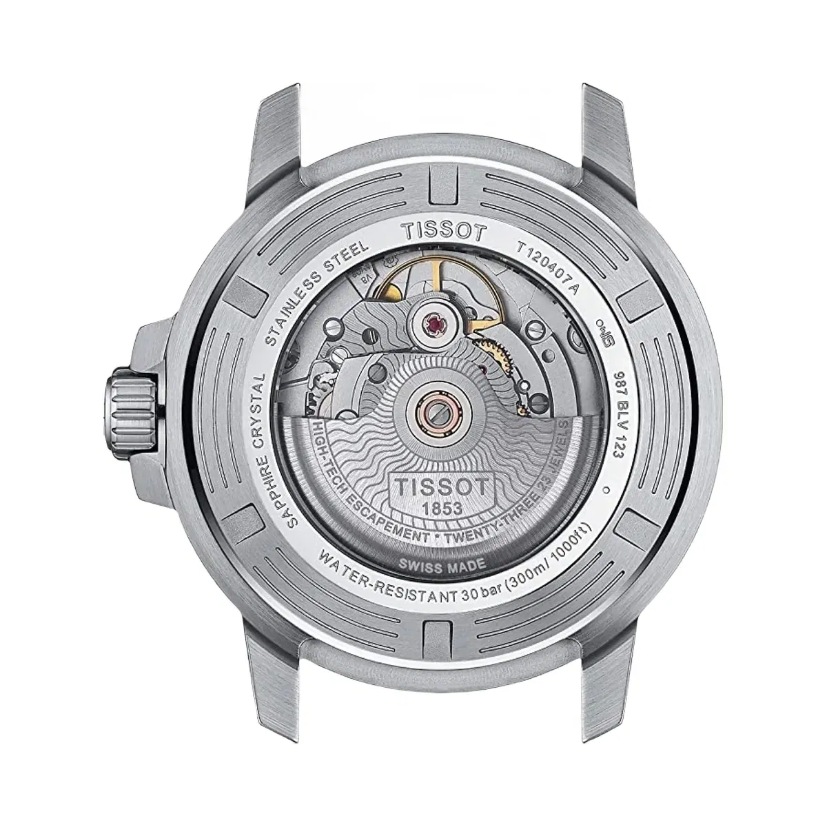 Tissot Seastar 1000 Men Automatic Grey Dial Analog Stainless Steel Watch T1204071108101