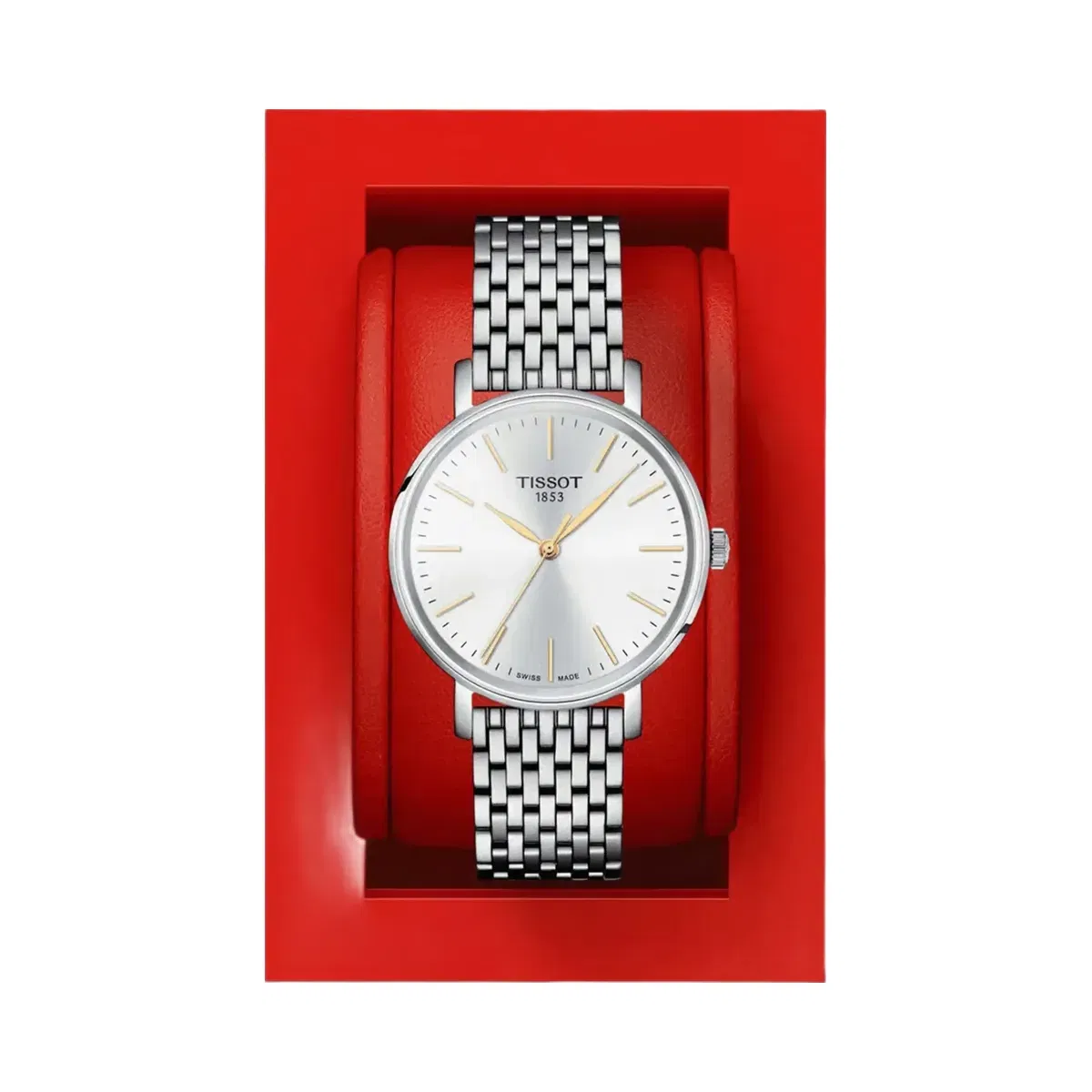 Tissot Everytime Women Quartz White Dial Analog Stainless Steel Watch T1432101101101
