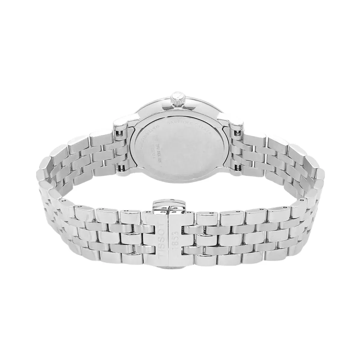 Tissot Carson Women Quartz Silver Dial Analog Stainless Steel Watch T1222101103300