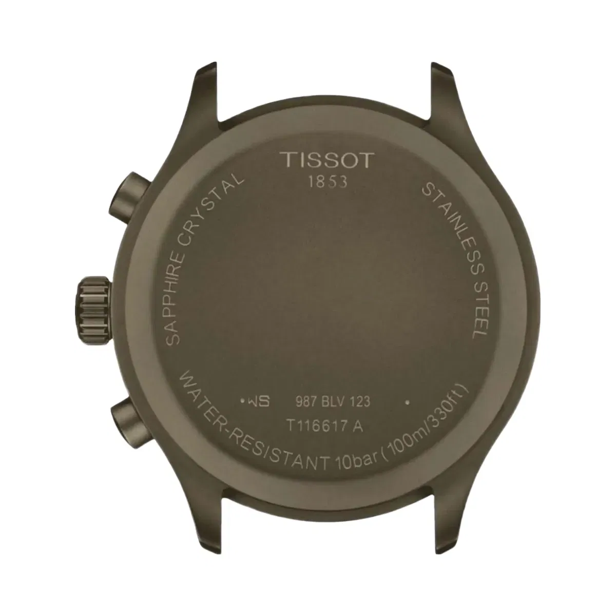 Tissot Men Quartz Brown Dial Chronograph Leather Watch T1166173609200