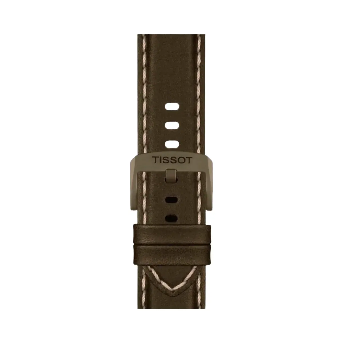 Tissot Men Quartz Brown Dial Chronograph Leather Watch T1166173609200