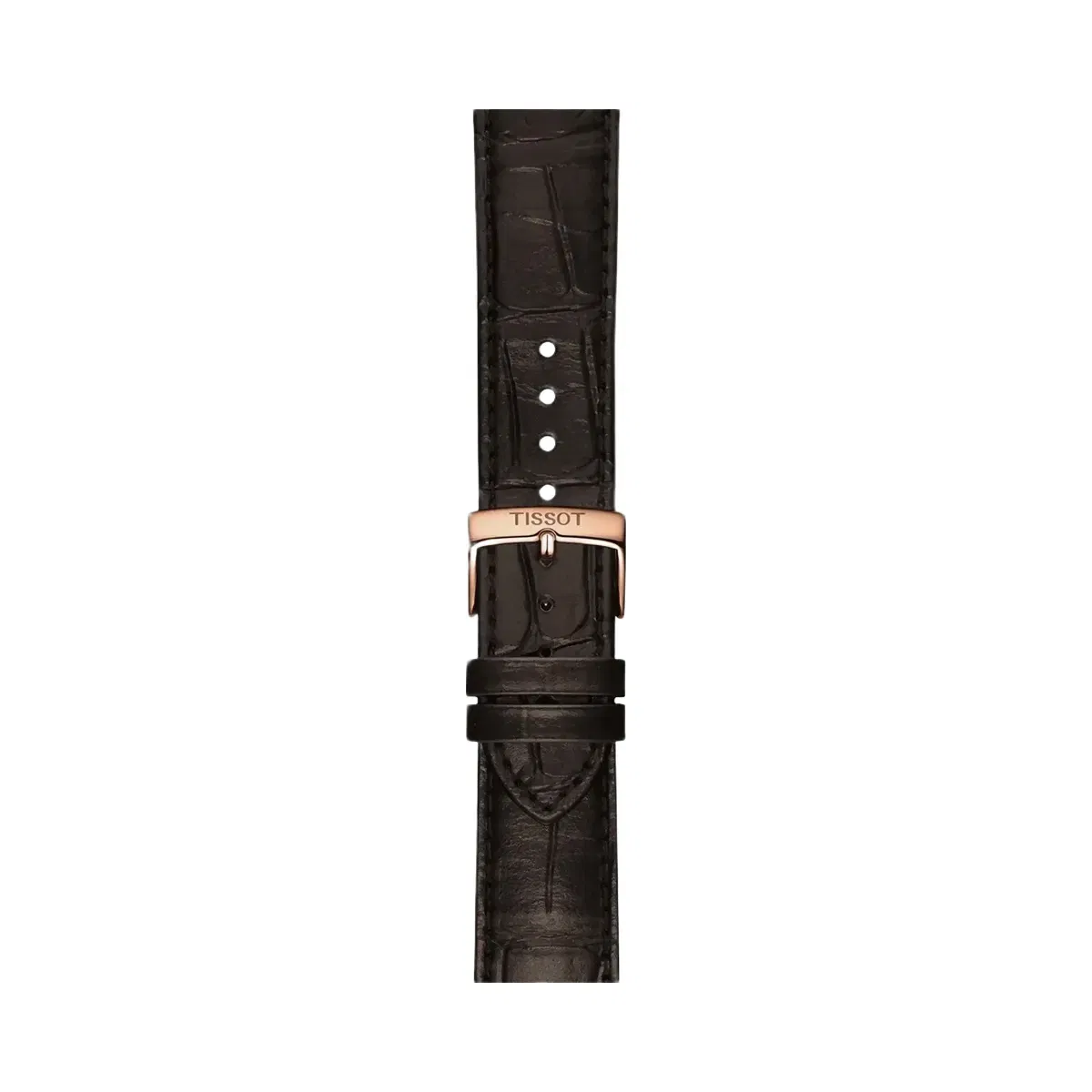 Tissot Carson Men Automatic Silver Dial Analog Leather Watch T1224073603300