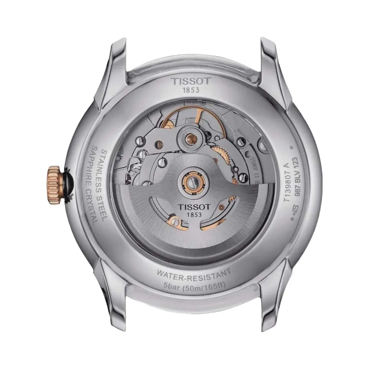 Tissot Chemin Des Tourelles Men Automatic Silver Dial Analog Stainless steel Watch T1398072203800