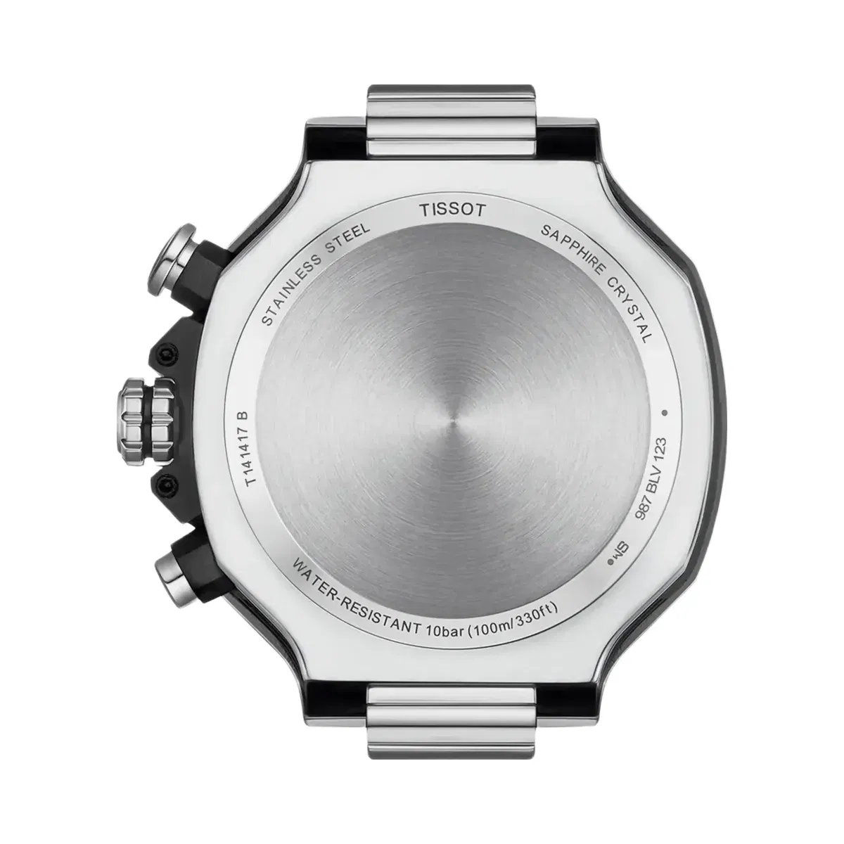Tissot T-Race Men Quartz Black Dial Chronograph Stainless Steel Watch T1414171105101