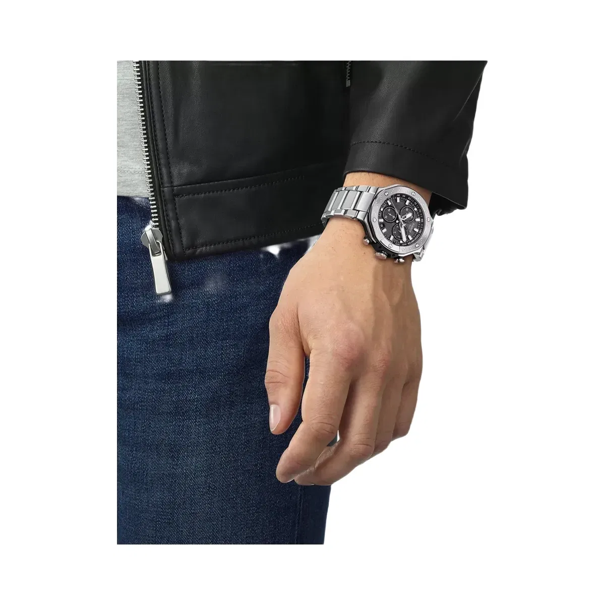 Tissot T-Race Men Quartz Black Dial Chronograph Stainless Steel Watch T1414171105101