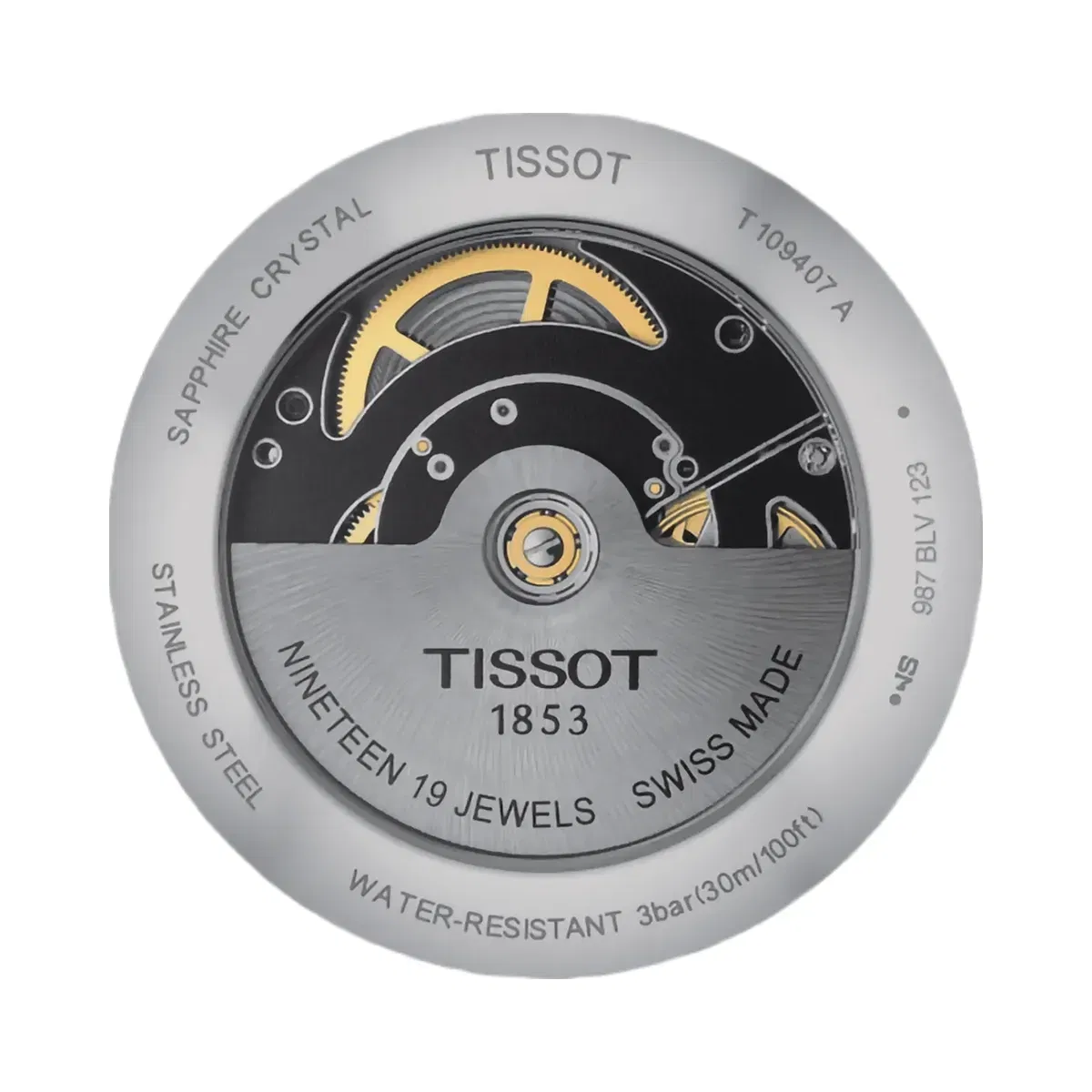 Tissot Everytime Men Automatic Black Dial Analog Leather Watch T1094071605100
