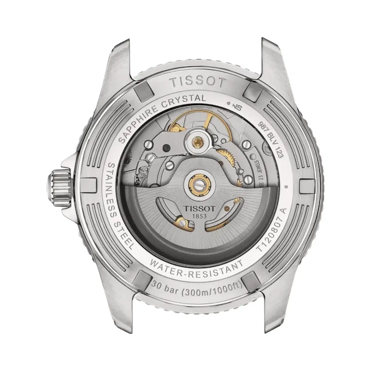 Tissot Seastar 1000 Men Automatic Grey Dial Analog Stainless Steel Watch T1208072205100