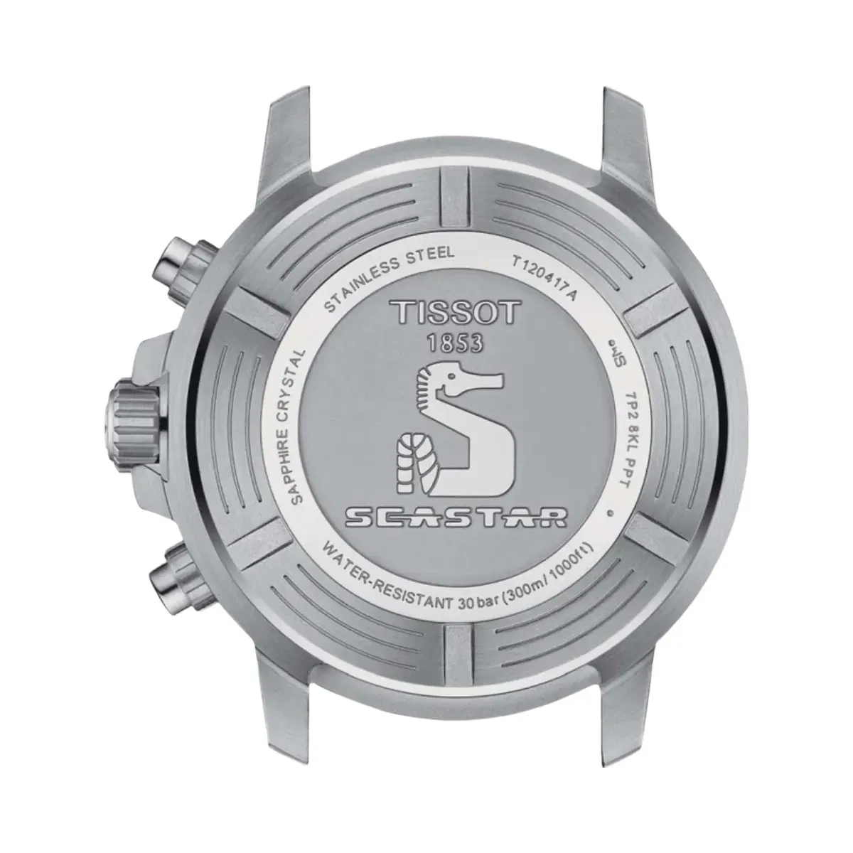 Tissot Seastar 1000 Men Quartz Black Dial Chronograph Silicone Watch T1204171708101