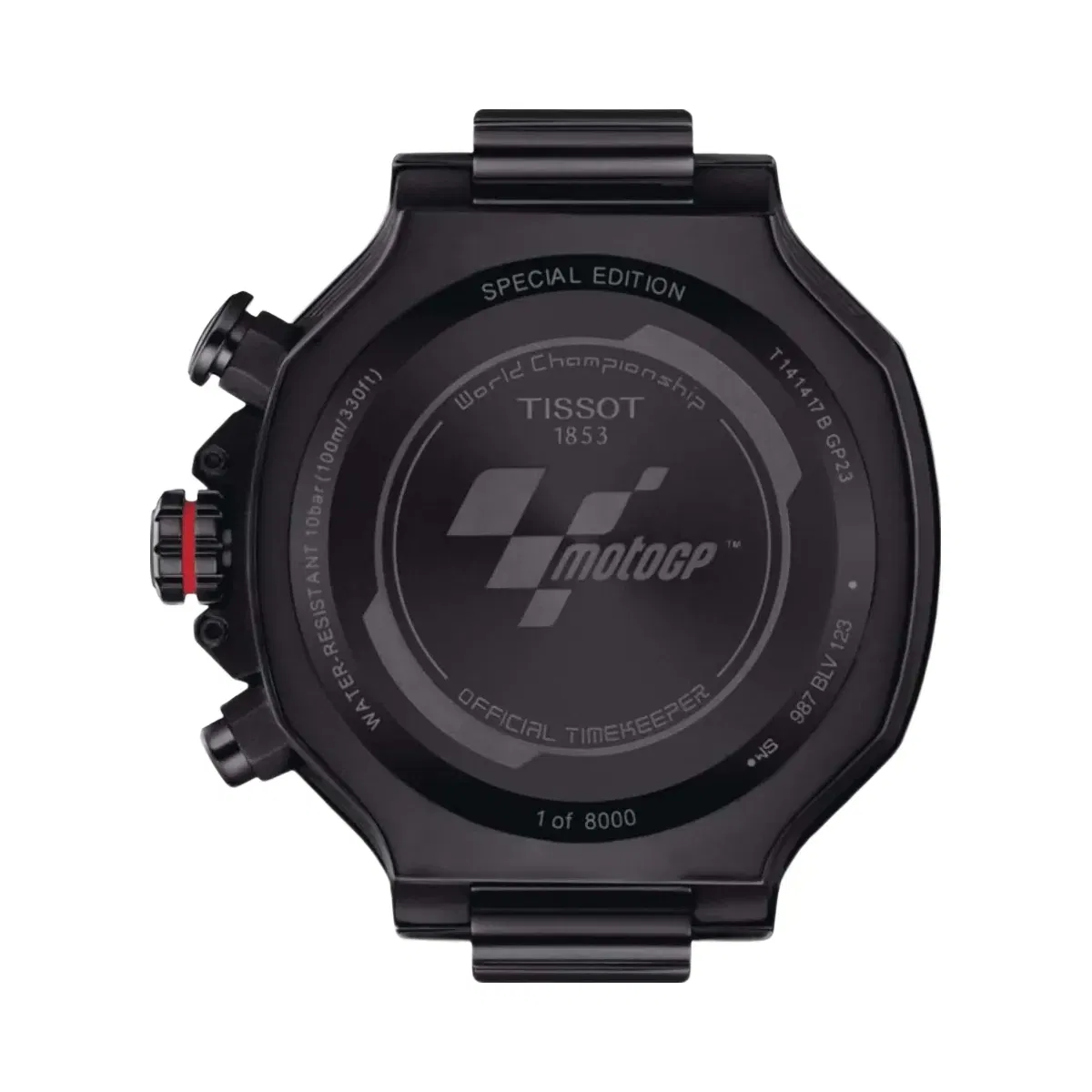 Tissot T-Race Men Quartz Black Dial Chronograph Silicone Watch T1414173705701