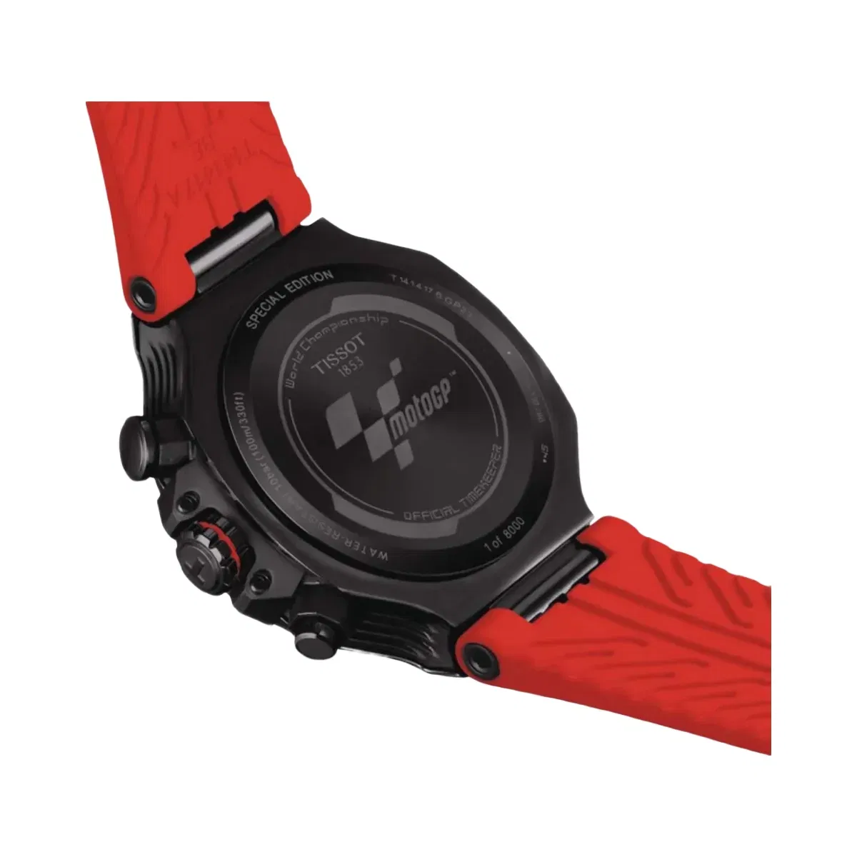 Tissot T-Race Men Quartz Black Dial Chronograph Silicone Watch T1414173705701