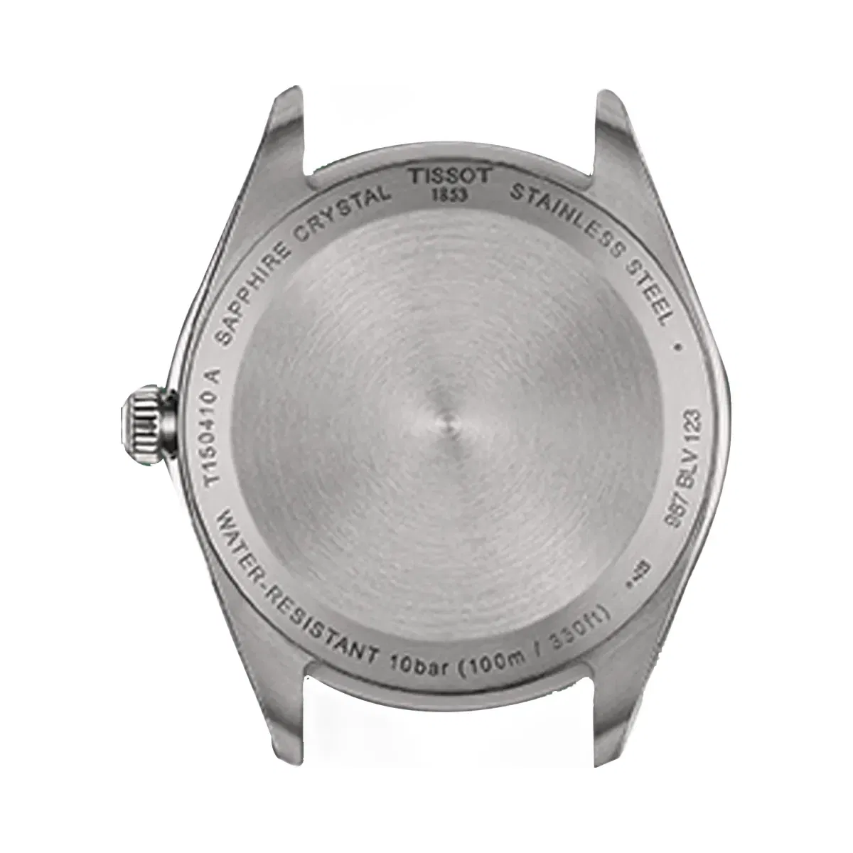 Tissot PR 100 Men Quartz Black Dial Analog Stainless Steel Watch T1504101105100