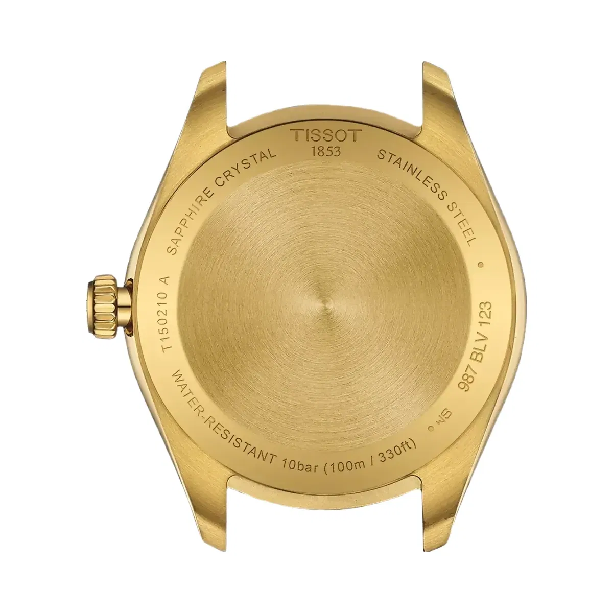 Tissot PR 100 Women Quartz Champagne Dial Analog Stainless Steel Watch T1502103302100