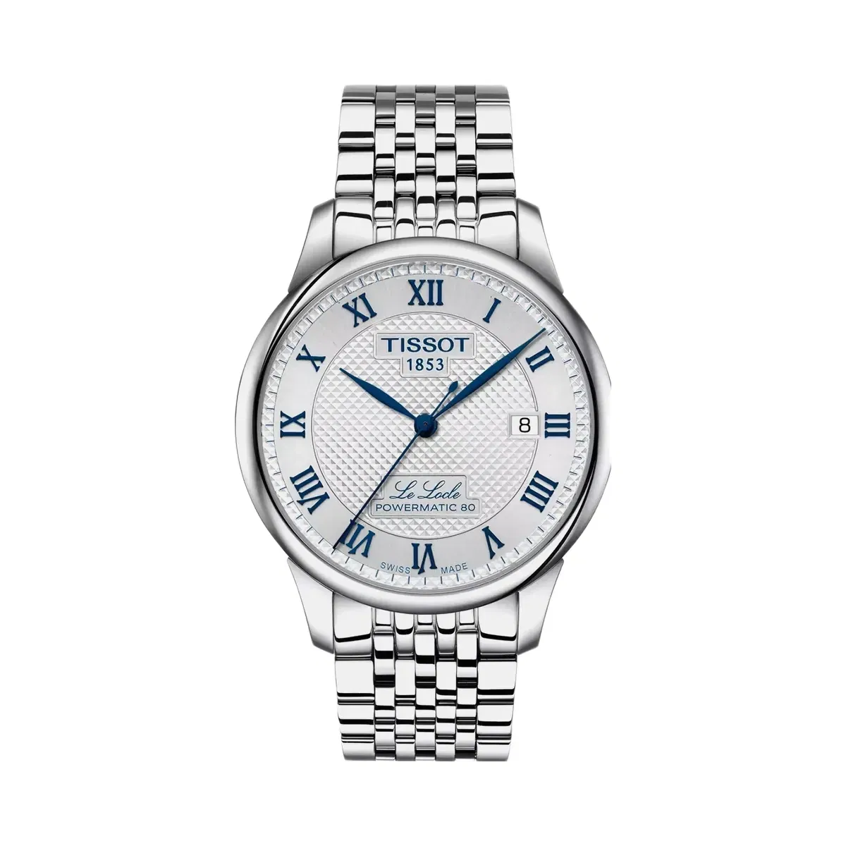 Tissot Le Locle 20th Anniversary Men Automatic Silver Dial Analog Stainless Steel Watch T0064071103303