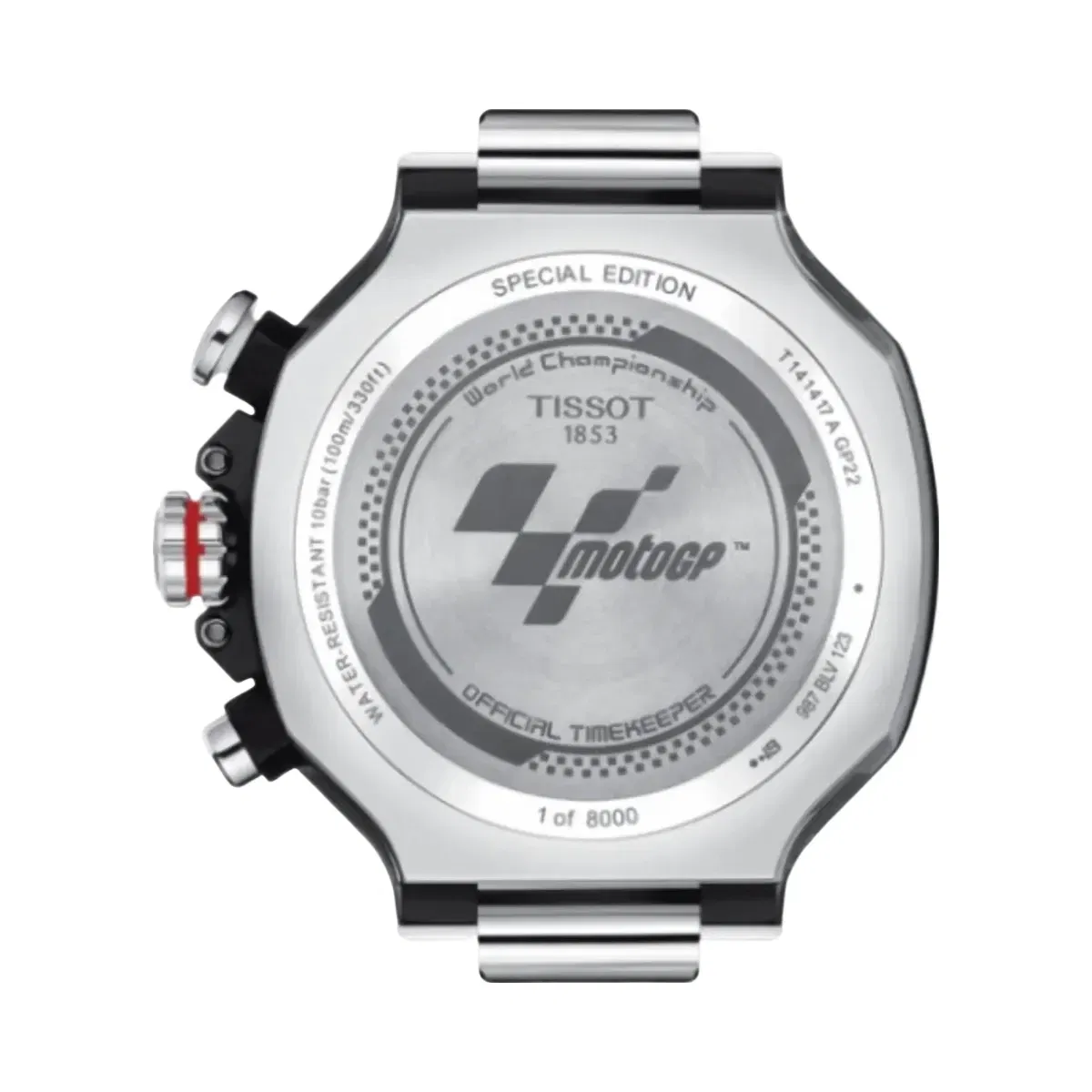 Tissot T-Race Men Quartz Black Dial Chronograph Stainless Steel Watch T1414171105700