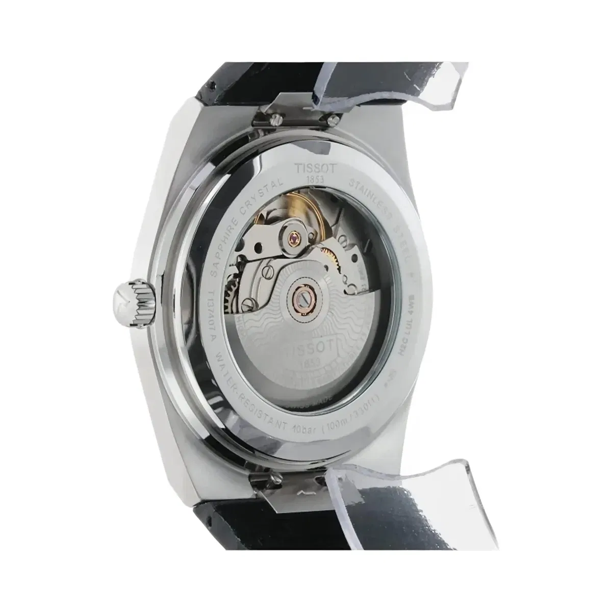 Tissot PRX Men Automatic Blue Dial Analog Leather Watch T1374071604100