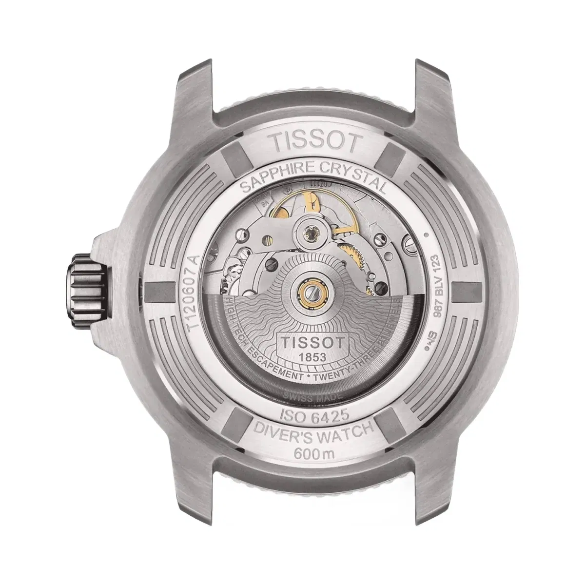 Tissot Seastar 2000 Men Automatic Multicolour Dial Analog Rubber Watch T1206071744101
