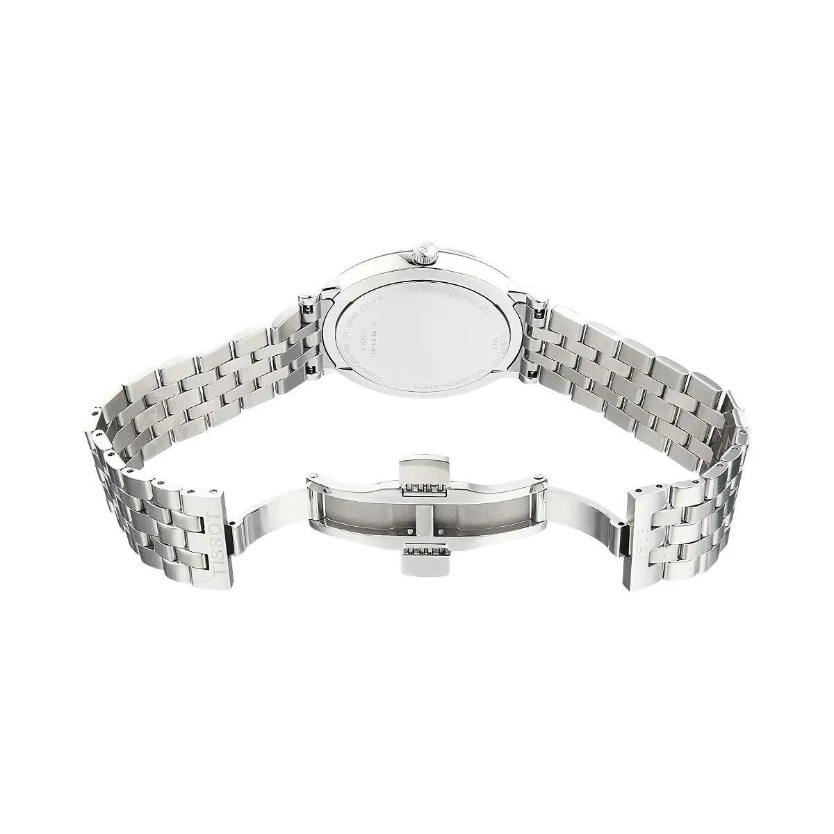 Tissot Carson Men Quartz Silver Dial Analog Stainless Steel Watch T1224101103300