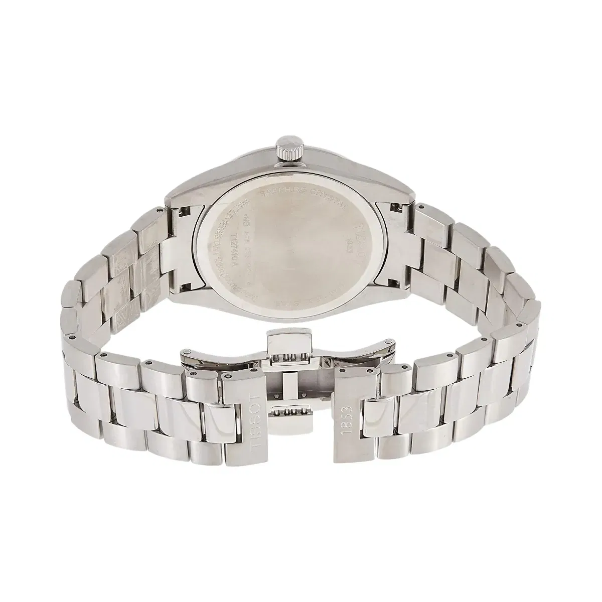 Tissot Gentleman Men Quartz Silver Dial Analog Stainless Steel Watch T1274101103100
