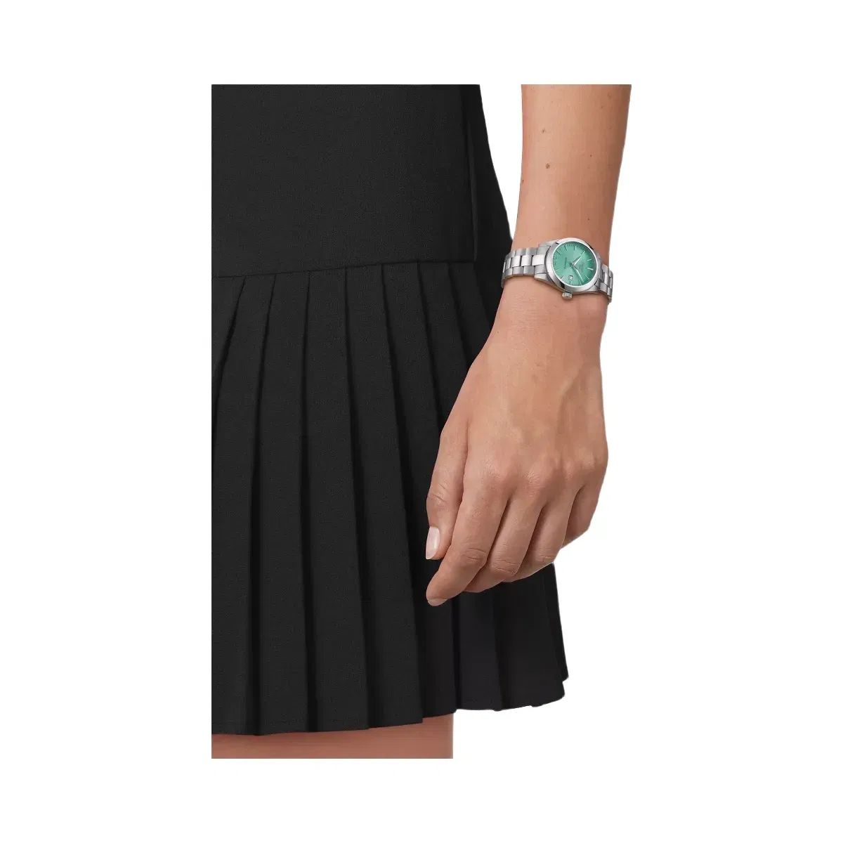 Tissot T-My Lady Women Automatic Green Dial Analog Stainless Steel Watch T1320071109100