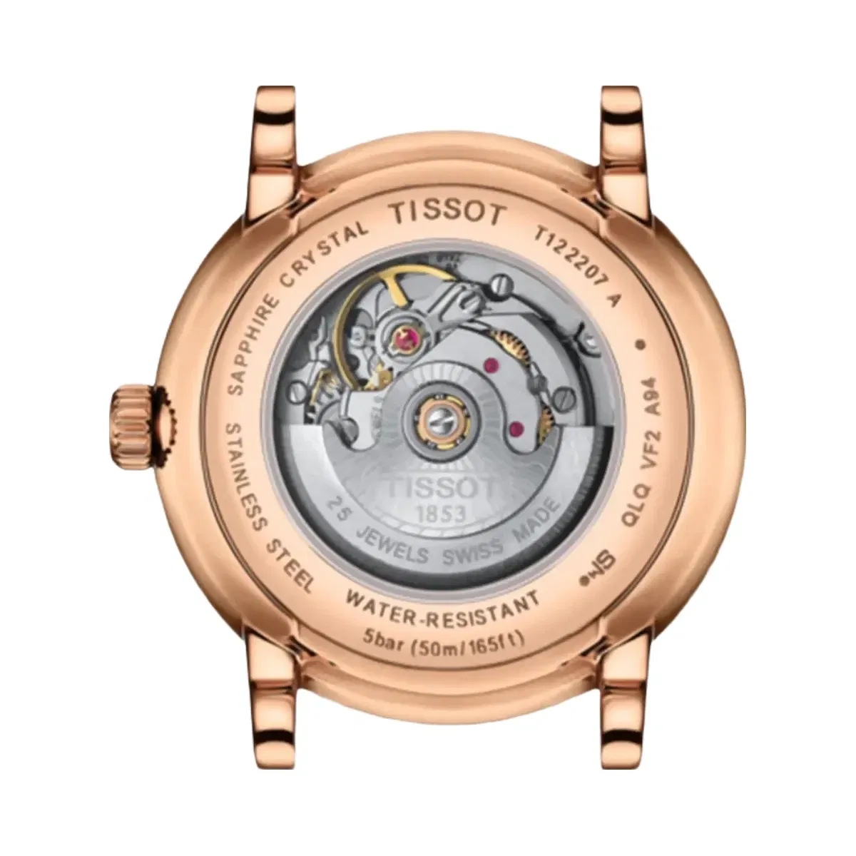 Tissot Carson Premium Women Automatic Silver Dial Analog Leather Watch T1222073603300