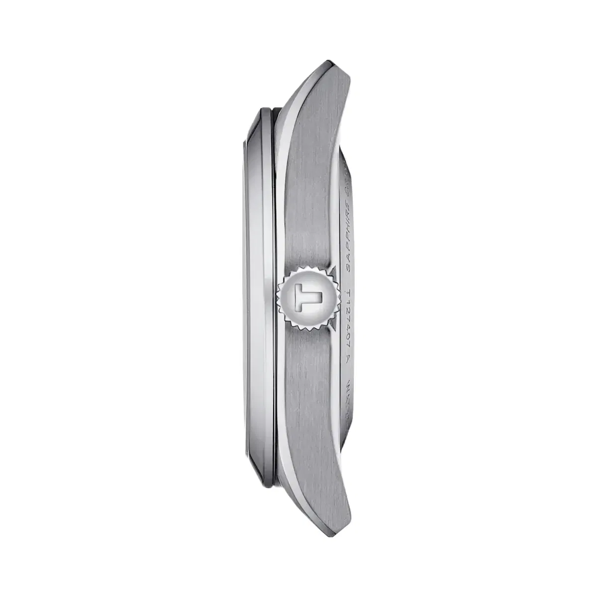 Tissot Gentleman Men Quartz Silver Dial Analog Leather Watch T1274071603101