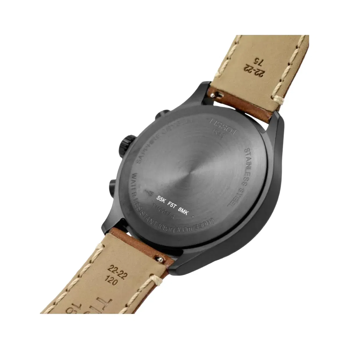 Tissot XL Men Quartz Black Dial Analog Leather Watch T1166173605203