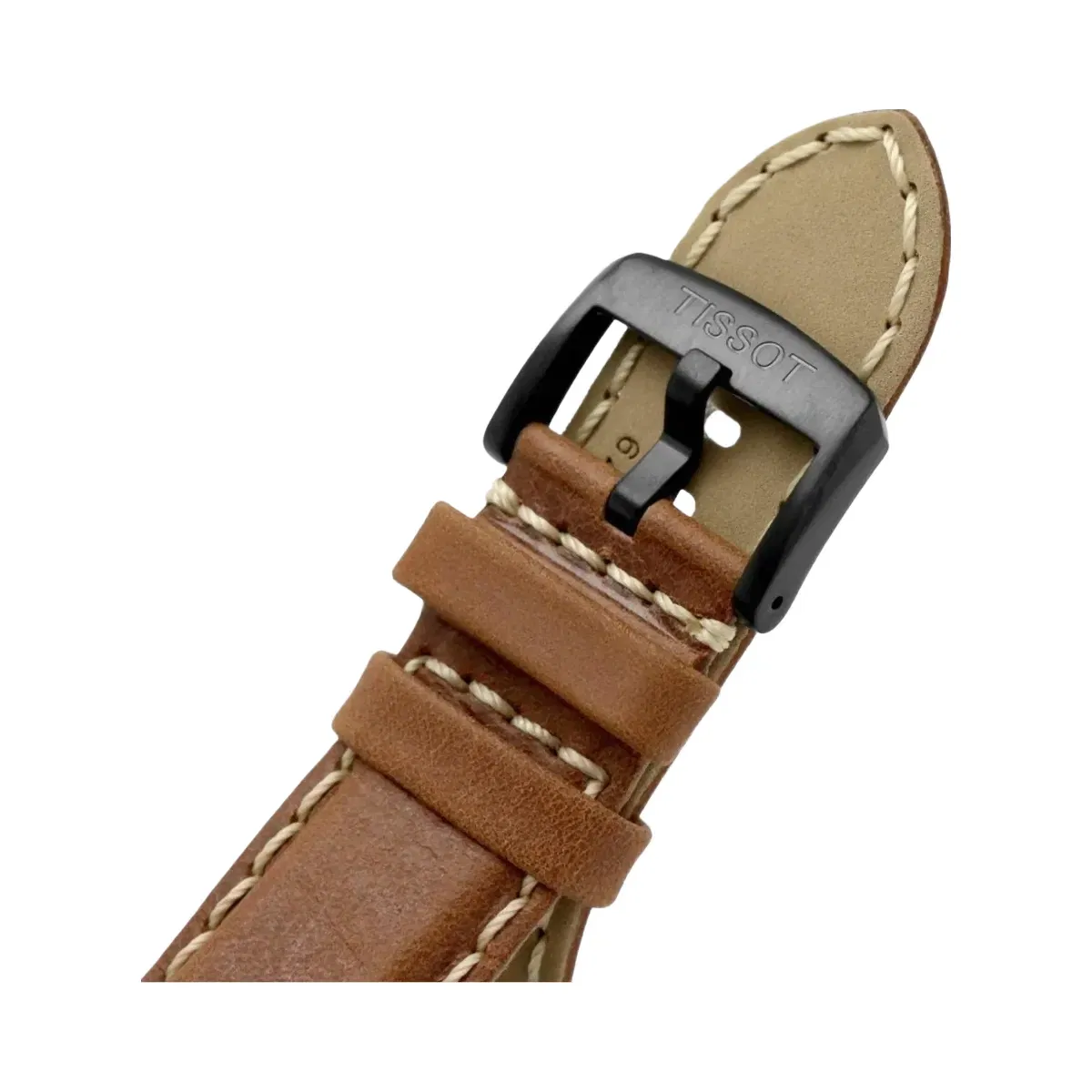Tissot XL Men Quartz Black Dial Analog Leather Watch T1166173605203