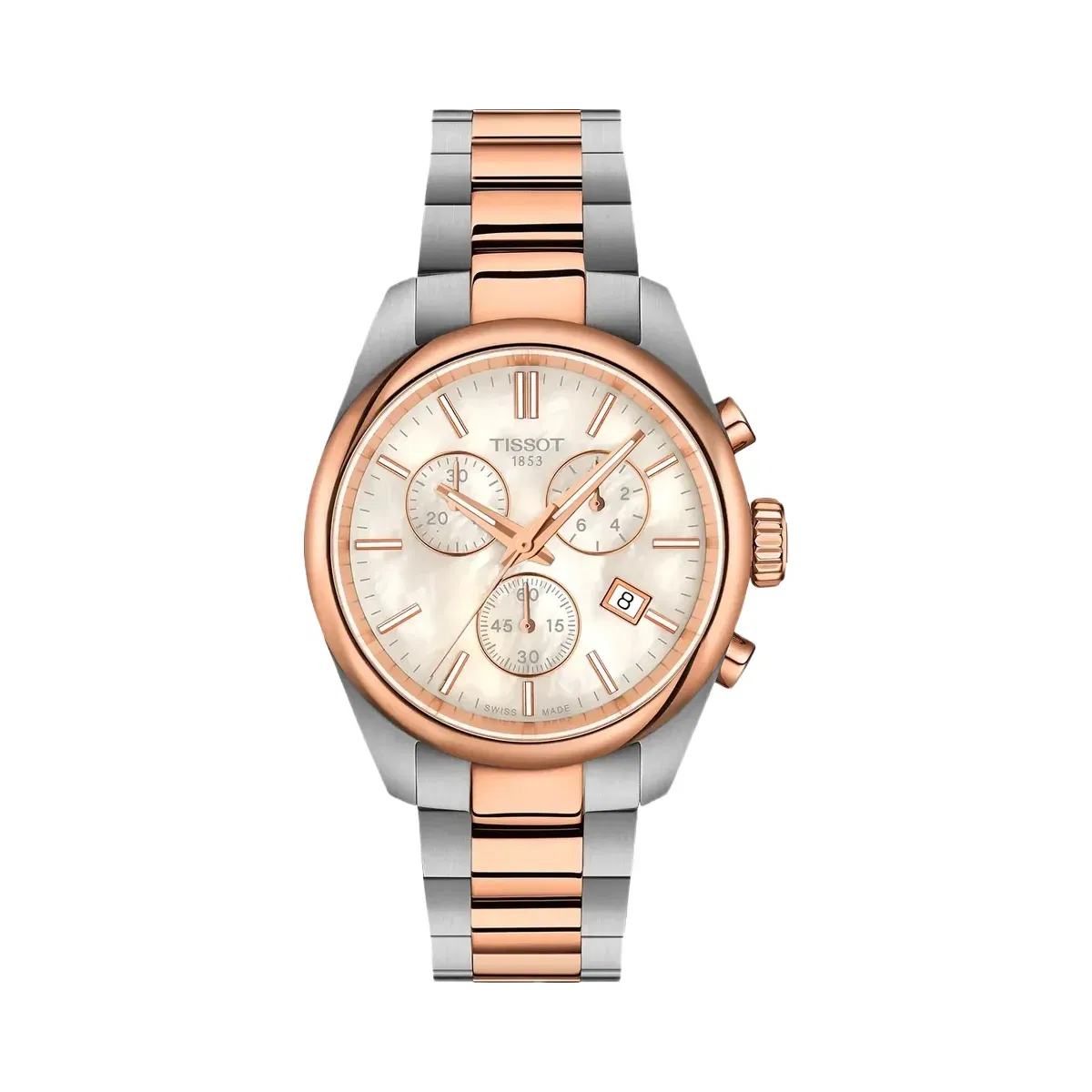 Tissot Pr 100 Classic Contemporary Women Quartz Mother Of Pearl Dial Analog Stainless Steel Watch T1502172211100