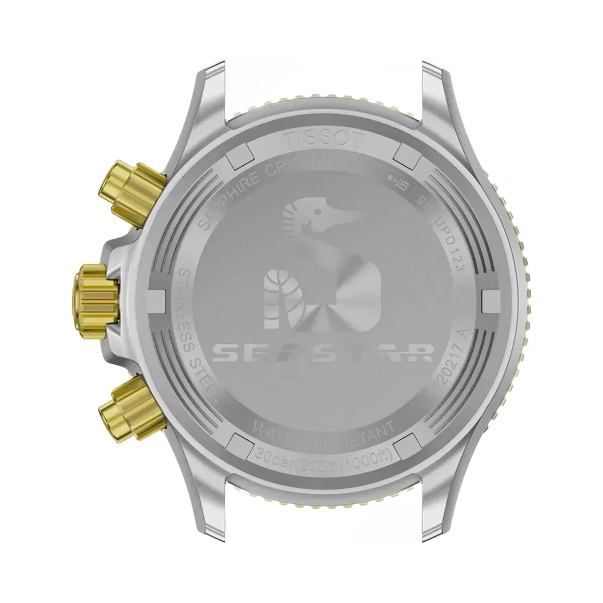 Tissot Seastar 1000 Men Quartz Black Dial Chronograph Stainless Steel Watch T1202172206100