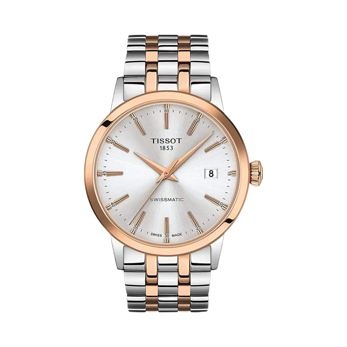 Tissot Classic Dream Men Automatic Silver Dial Analog Stainless Steel Watch T1294072203100