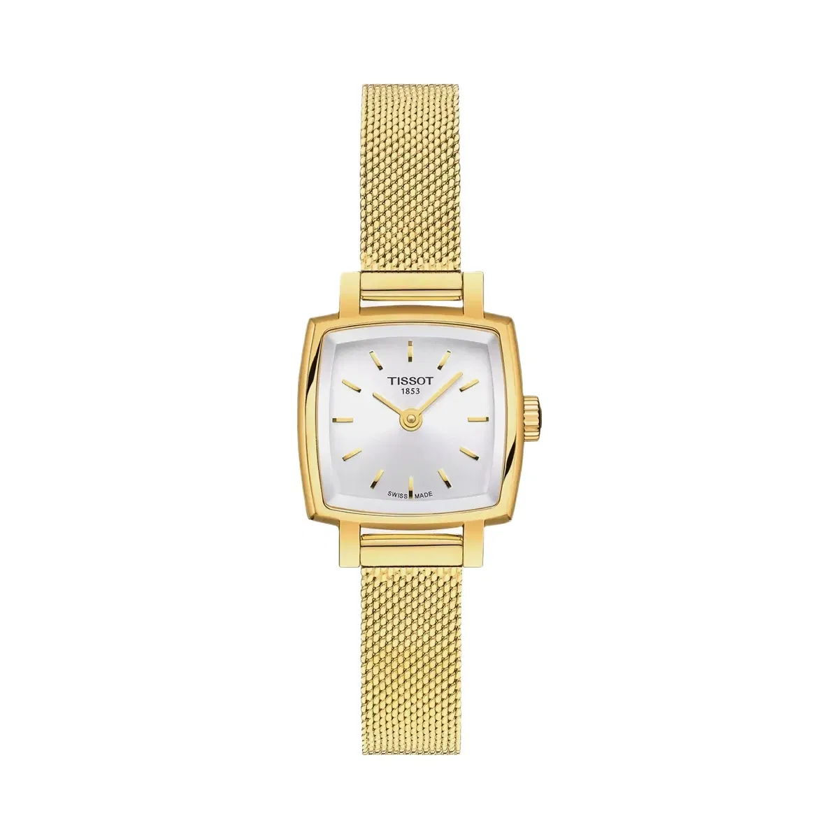 Tissot Lovely Women Quartz Silver Dial Analog Stainless Steel Watch T0581093303100