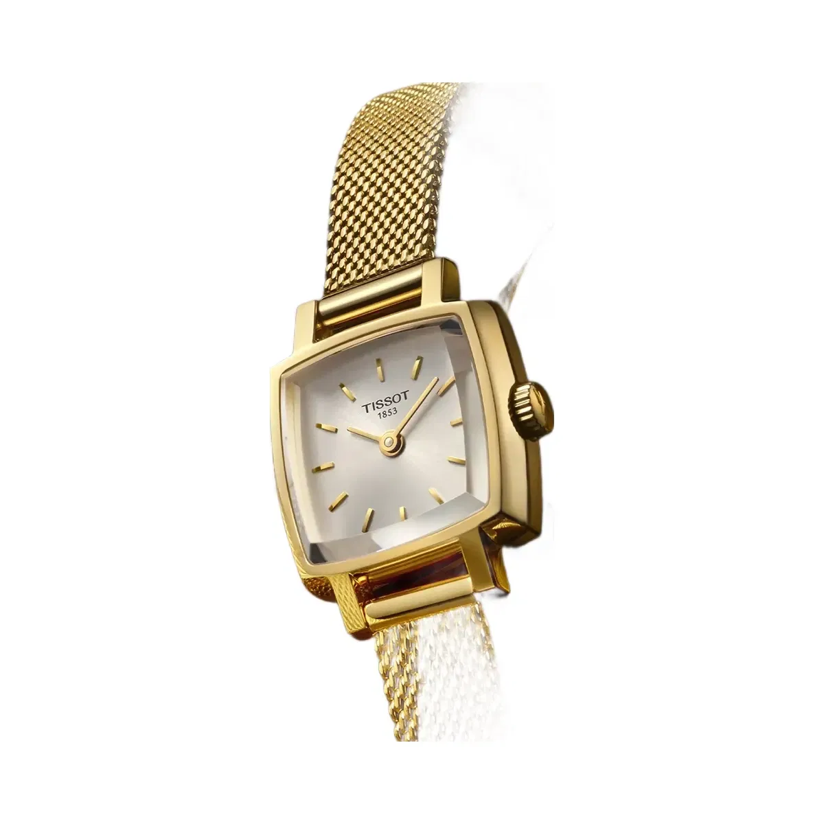 Tissot Lovely Women Quartz Silver Dial Analog Stainless Steel Watch T0581093303100