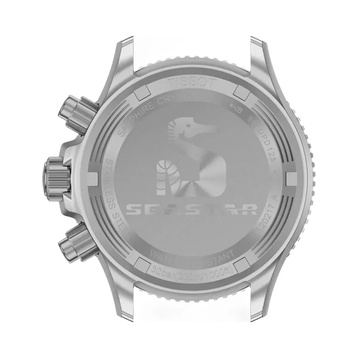 Tissot Seastar 1000 Men Quartz Black Dial Chronograph Stainless Steel Watch T1202171106100