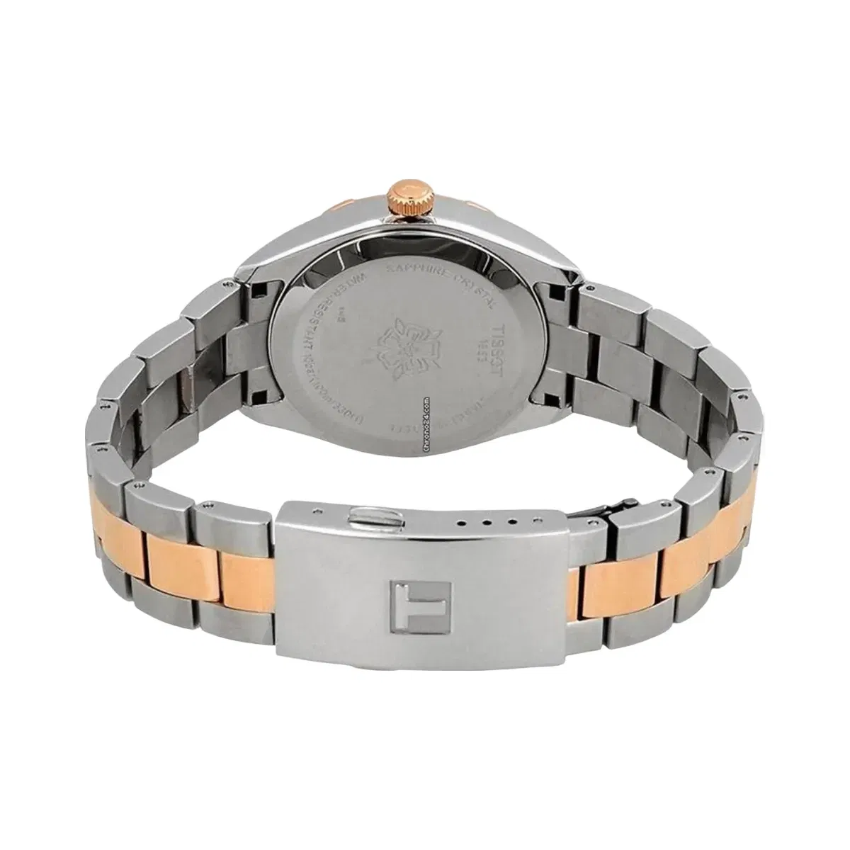 Tissot PR 100 Women Quartz Black Dial Analog Stainless Steel Watch T1019102206100