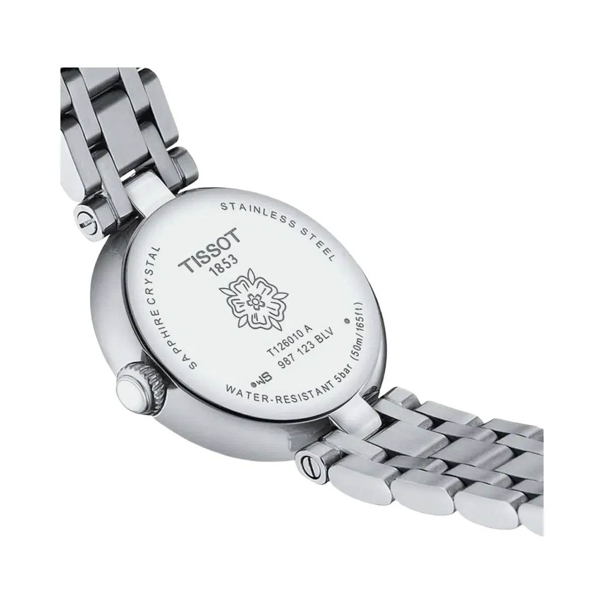 Tissot Bellissima Women Quartz Mother Of Pearl Dial Analog Stainless Steel Watch T1260106111300