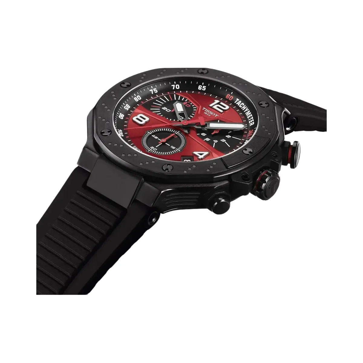 Tissot T-Race MotoGP Limited Edition 2026 Men Quartz Red Dial Chronograph Silicone Watch T1414173742200