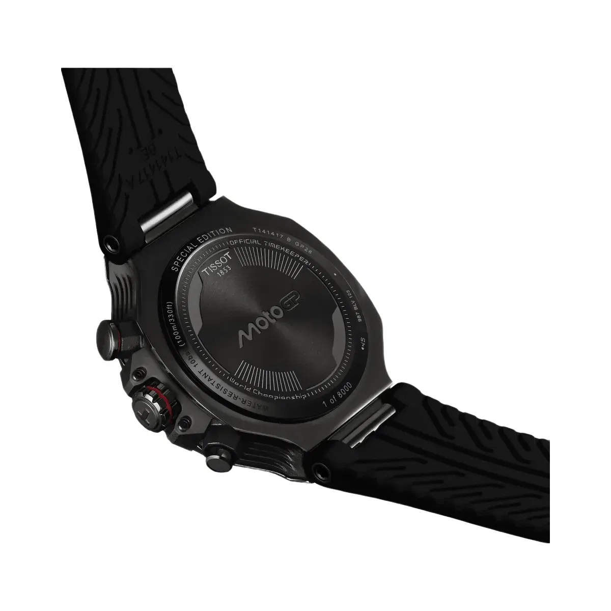 Tissot T-Race MotoGP Limited Edition 2026 Men Quartz Red Dial Chronograph Silicone Watch T1414173742200