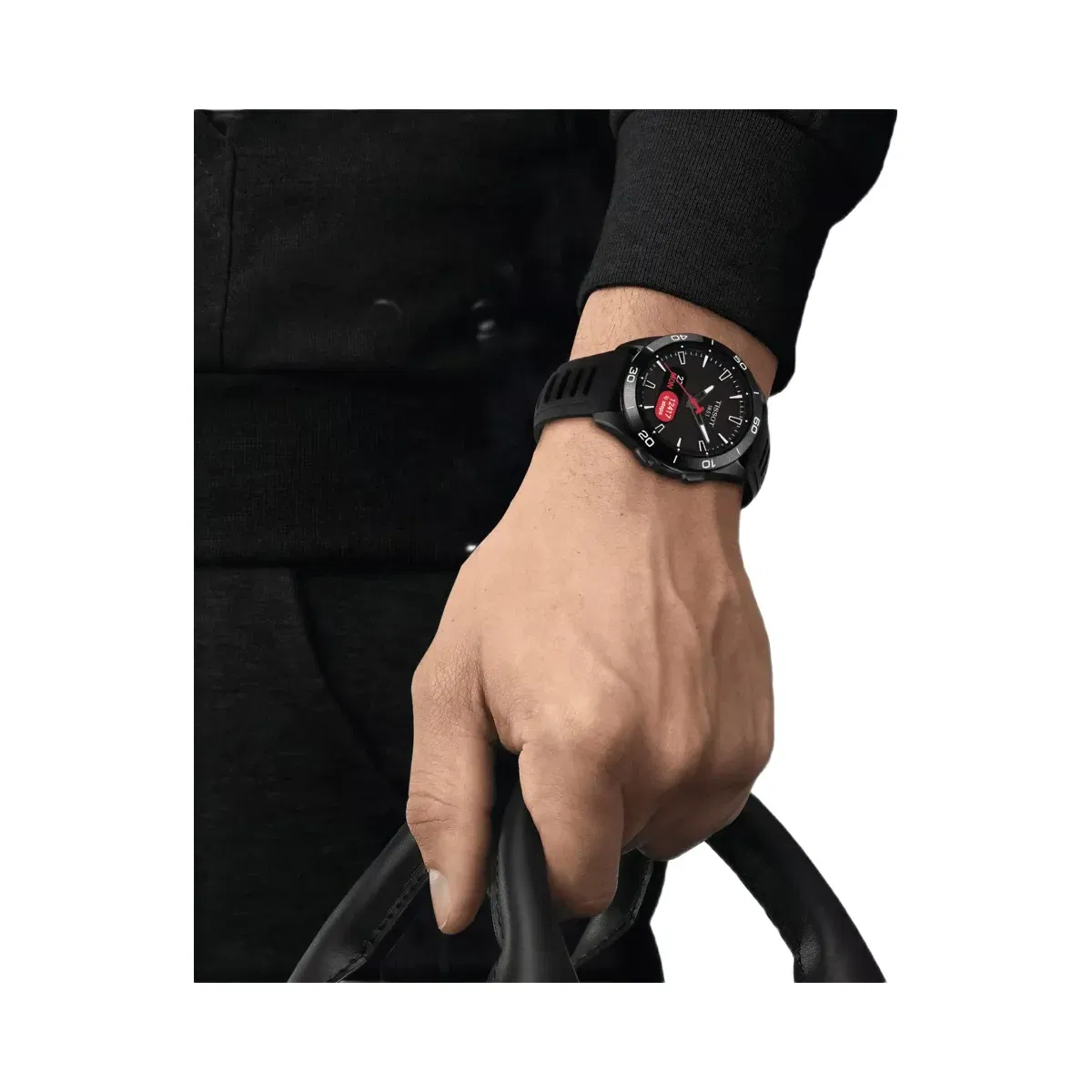 Tissot T-Touch Men Quartz Black Dial Analog Silicone Watch T1534204705104